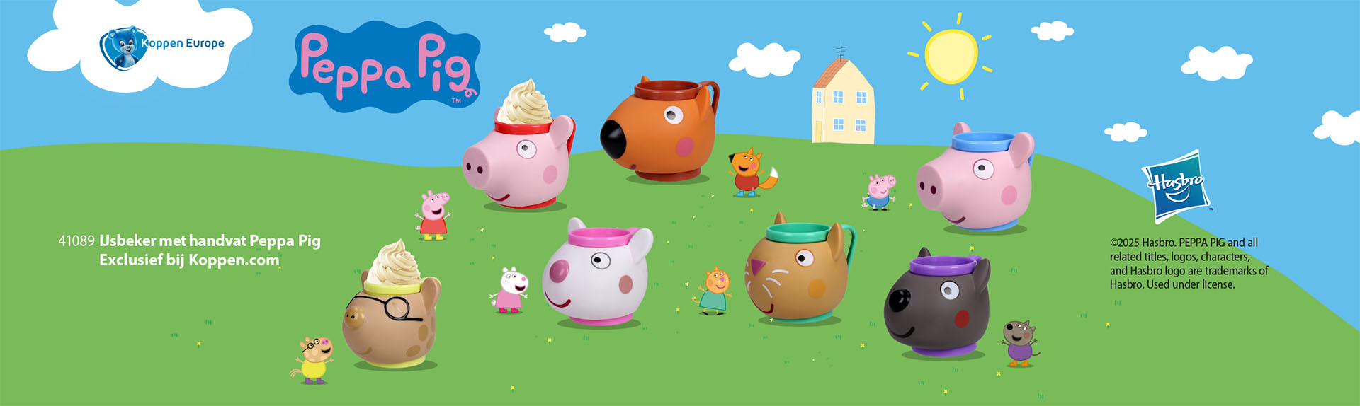 IJsbekers van Peppa Pig: exclusief bij Koppen Speelgoed